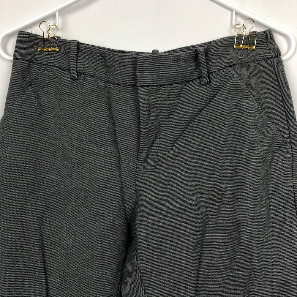 Merona heather gray cotton classic pants 4 - Picture 2 of 5